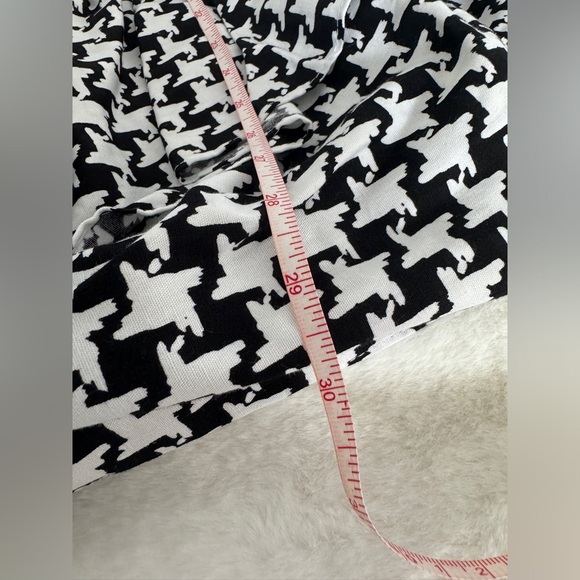 NWT Le Maj Red with Houndstooth Girls Dress, Size 14 - Picture 6 of 9